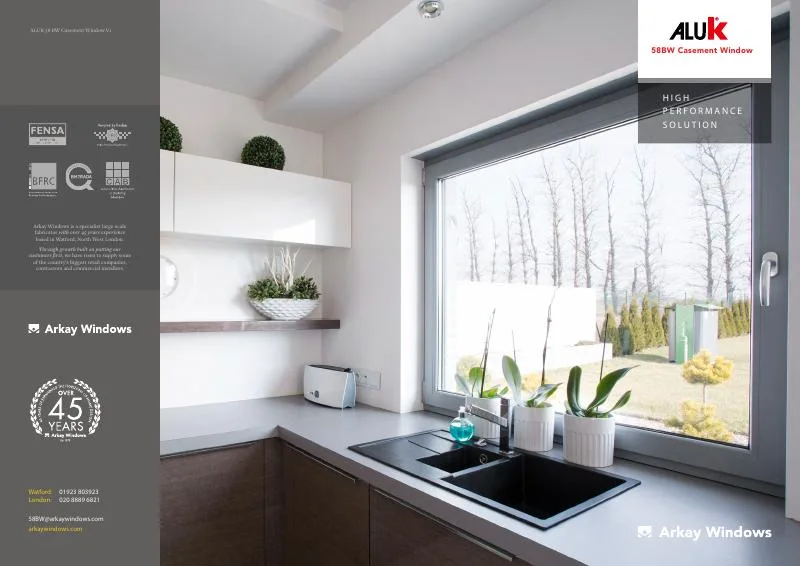 ALUK 58BW Brochure