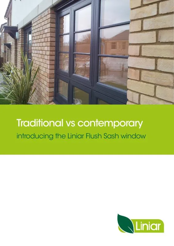 Liniar FlushSash Window Brochure