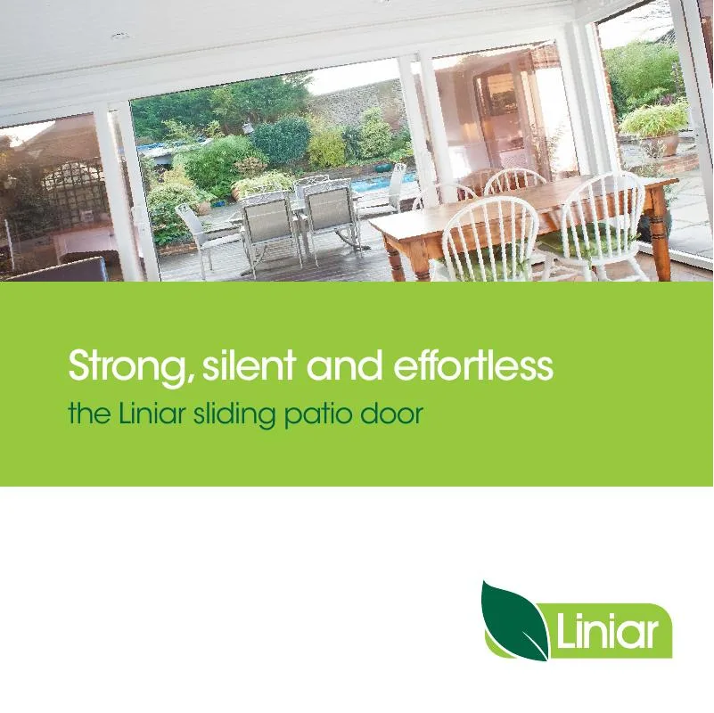 Liniar Patio Door Brochure