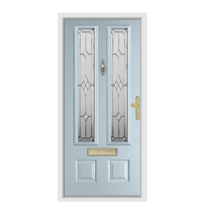 blue composite doors